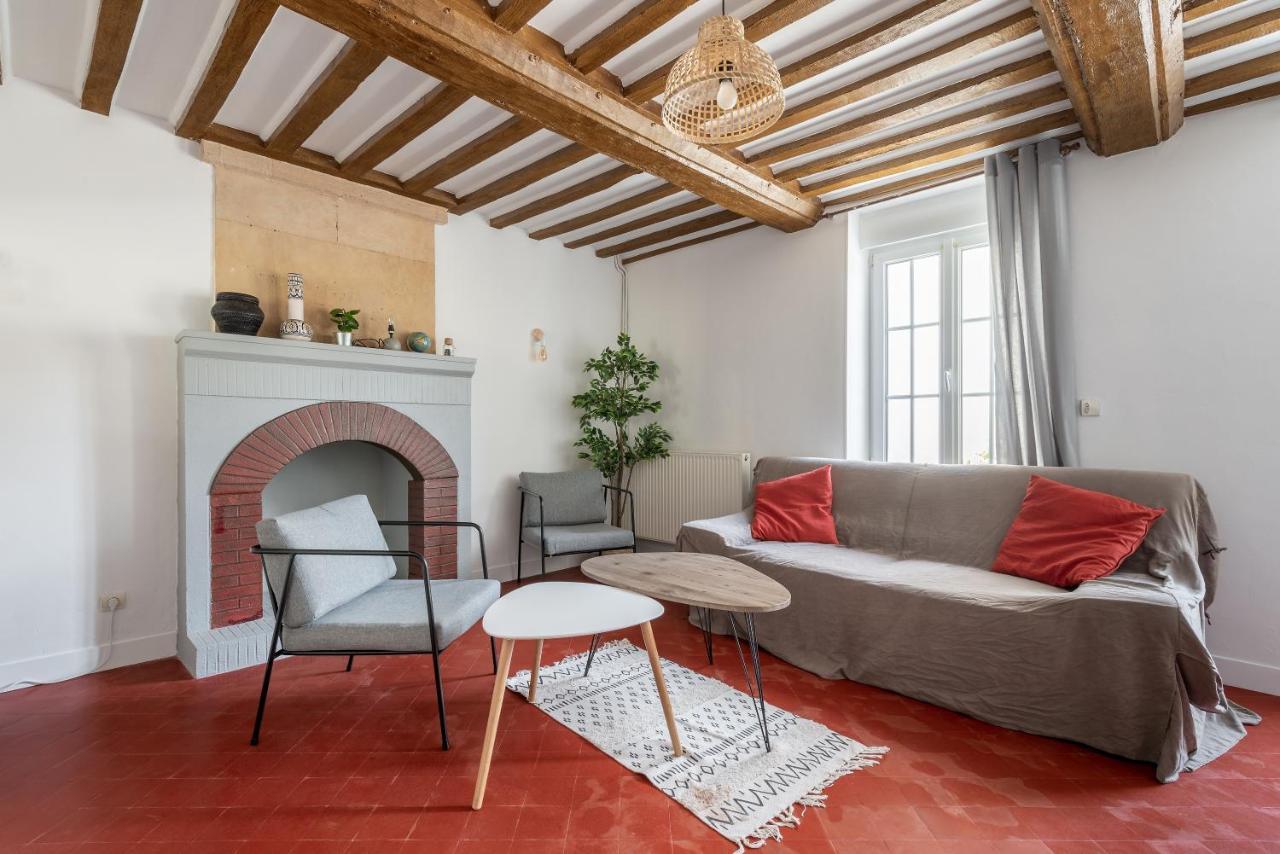 L'Escalier Rouge - Maison Renovee Avec Cour Люк-сюр-Мер Экстерьер фото